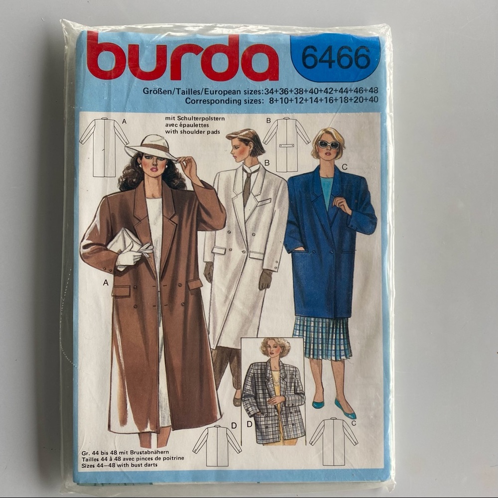 🧵 2 for 22$ 🧵 BURDA Sewing Pattern 6466